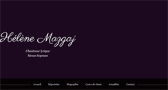 Desktop Screenshot of helenemazgaj.com